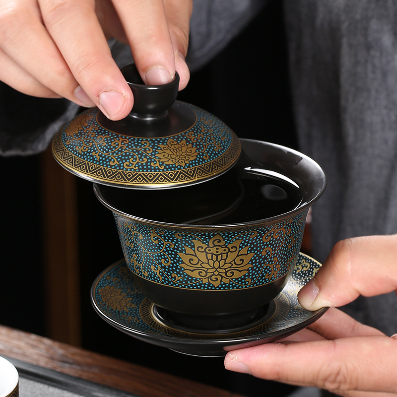 Korean Tea Set - Ensemble de thé chinois classique Gaiwan