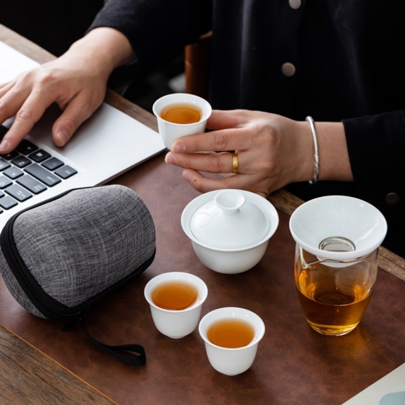 Service à thé portable en céra - Korean Tea Set avis et prix