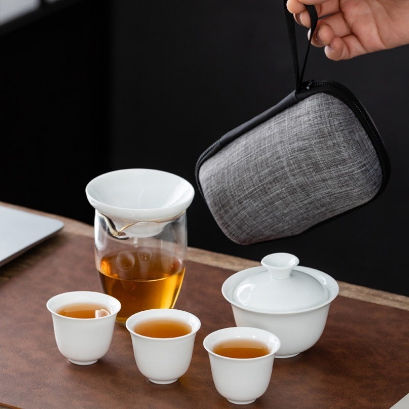 Service à thé portable en céra - Korean Tea Set avis et prix