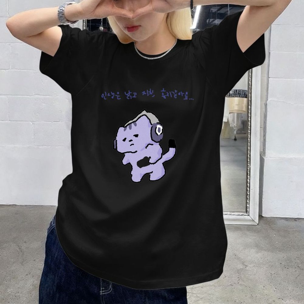 T-shirt avec impression de tex - Lifestyle In Korean avis et prix